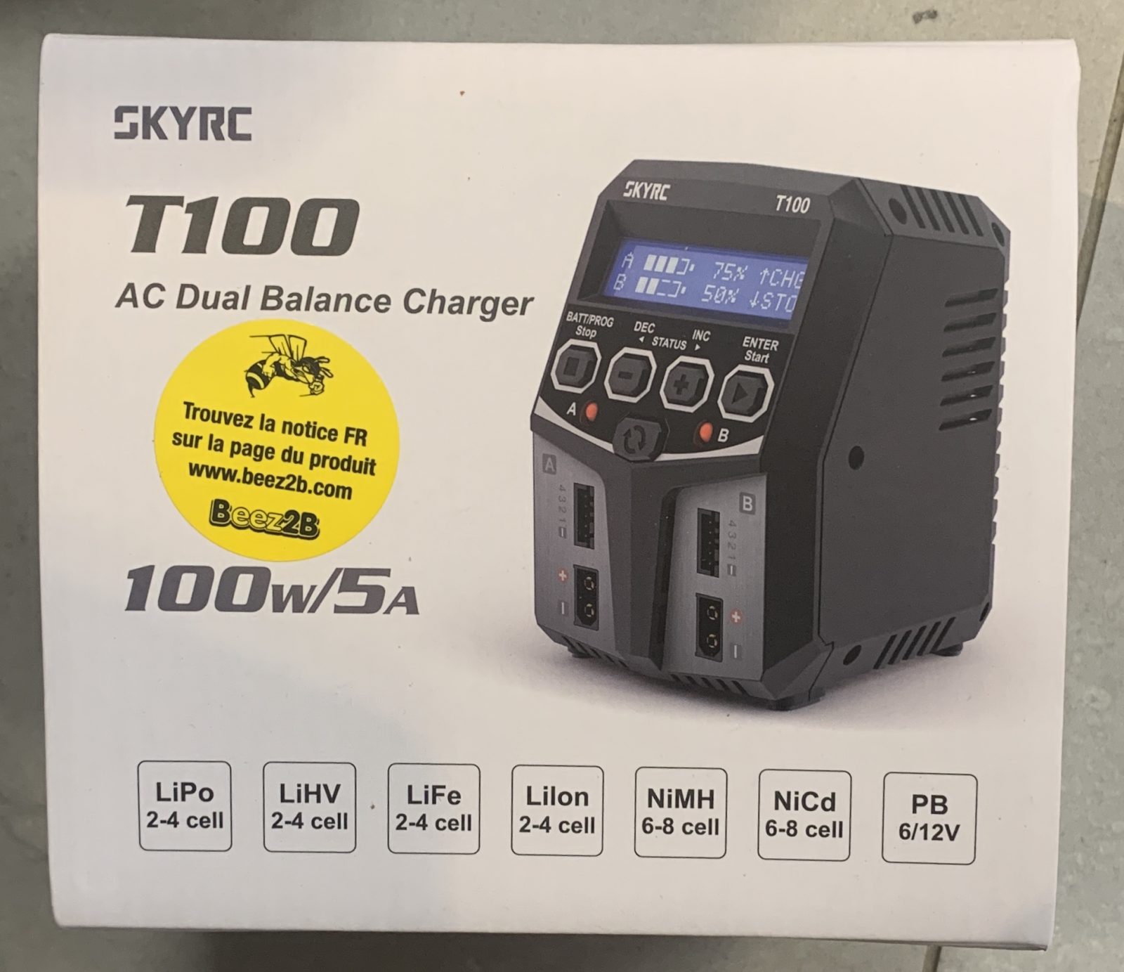 Chargeur T100 100W/5A